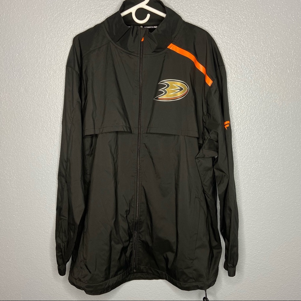 Anaheim Ducks Fanatics Pro Rinkside Full Zip Jacket  MEN’S SZ 2XL.